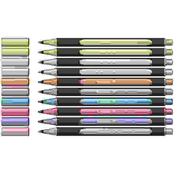 Набор капиллярных металлизированных ручек Schneider "Paint-It 020" 10шт., 1-2мм