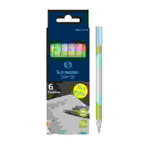 Набор капиллярных ручек Schneider "Line-Up Pastel" 06цв., 0,4мм, картон. упаковка, европодвес