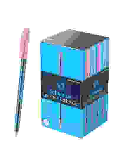 Ручка шариковая Schneider "Tops 505 F Bubble Gum" синяя, 0,8мм, прозрачный корпус