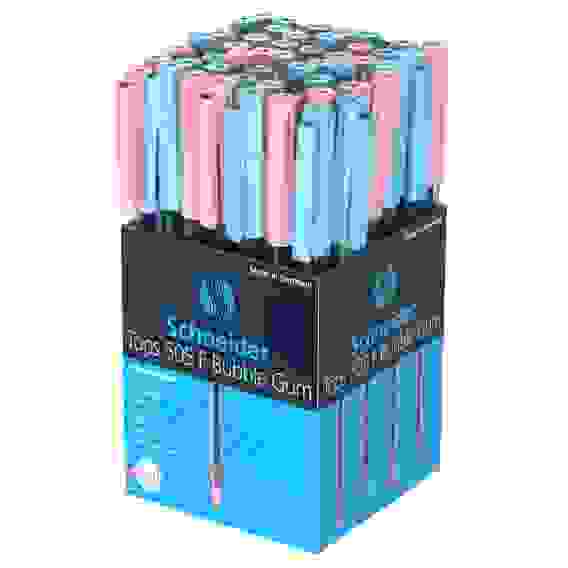 Ручка шариковая Schneider "Tops 505 F Bubble Gum" синяя, 0,8мм, прозрачный корпус
