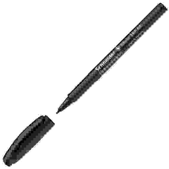 Маркер перманентный Schneider "Maxx 166" черный, пулевидный, 1мм