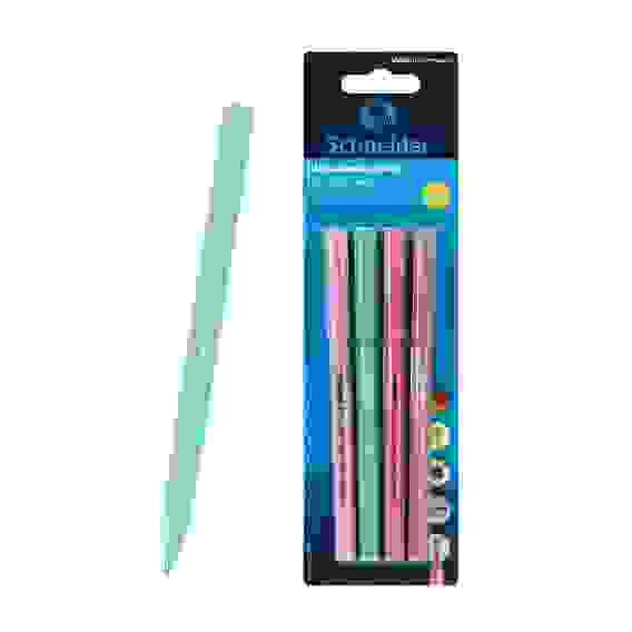 Набор шариковых ручек Schneider Tops 505 F Pastel 4шт., синие, 0,8мм, блистер
