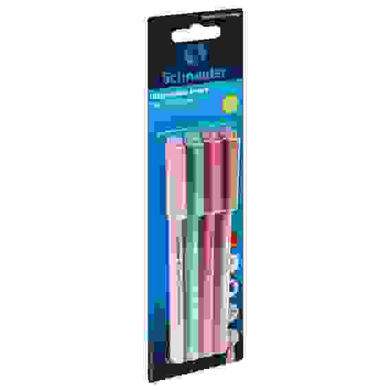 Набор шариковых ручек Schneider Tops 505 F Pastel 4шт., синие, 0,8мм, блистер