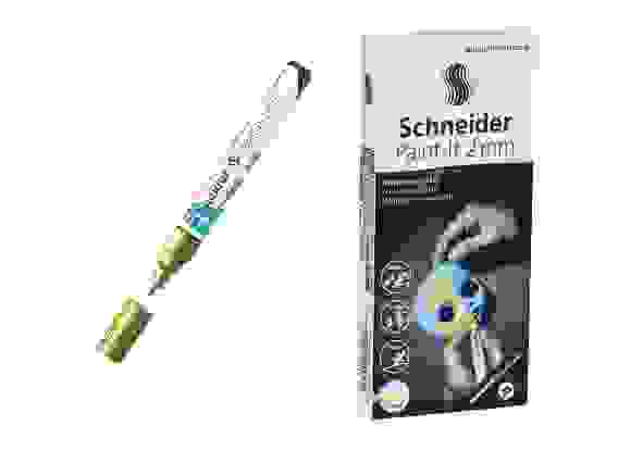 Маркер акриловый Schneider "Paint-It 310" 2мм, пулевидный, золотой