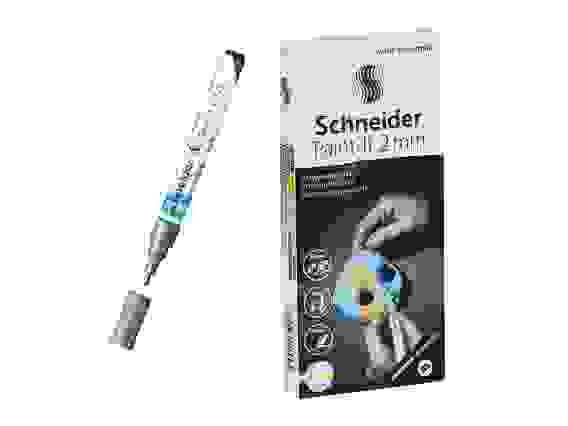 Маркер акриловый Schneider "Paint-It 310" 2мм, пулевидный, серебряный