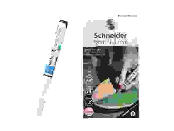 Маркер акриловый Schneider "Paint-It 320" 4мм, пулевидный, белый
