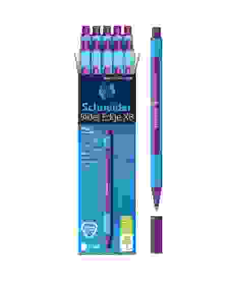 Ручка Schneider "Slider Edge XB" шариковая, фиолетовая, 1.4мм, трехгранная, одноразовая