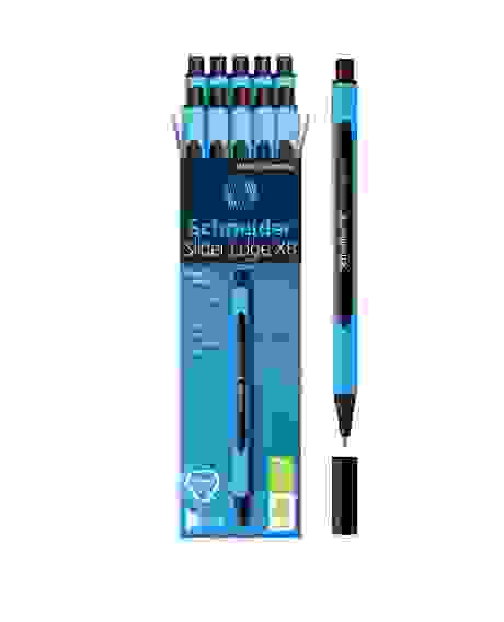 Ручка Schneider "Slider Edge XB" шариковая, черная, 1.4мм, трехгранная, одноразовая
