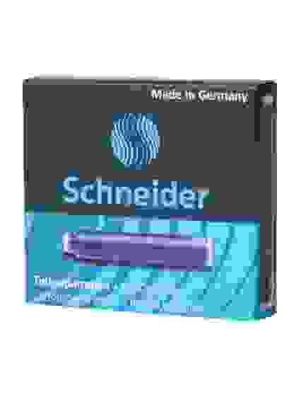 Картридж Schneider для перьевых ручек, кобальтовый синий, 6шт., евростандарт