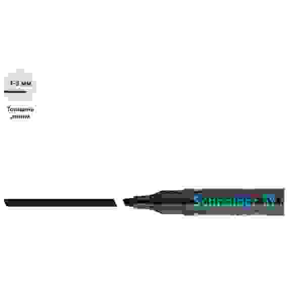 Маркер Schneider "Maxx 133" перманентный черный, скошенный, 4мм