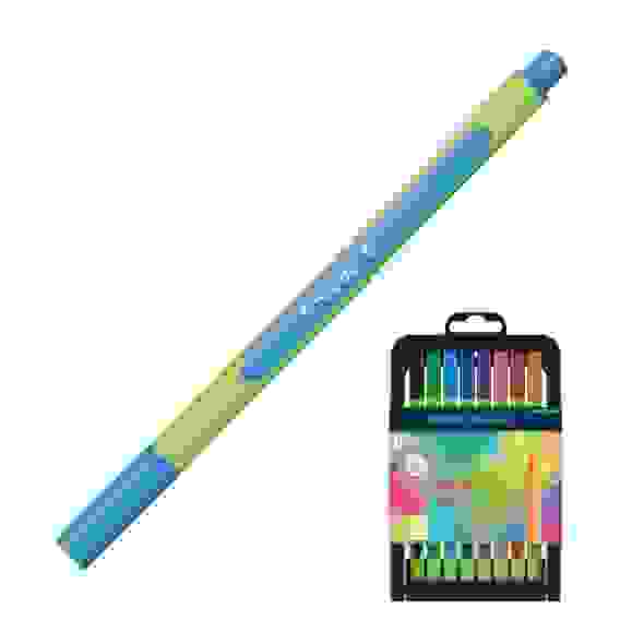 Набор капиллярных ручек (линеров) Schneider "Line-Up" 8цв., 0.4мм, пластиковый футляр