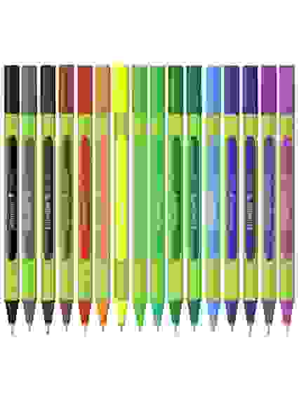 Набор капиллярных ручек (линеров) Schneider "Line-Up" 16цв., 0.4мм, пластиковый футляр