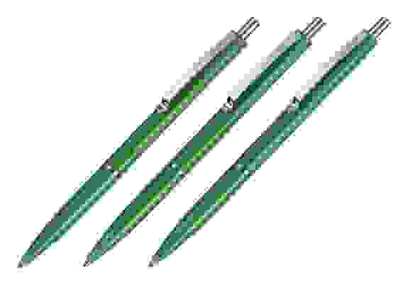 Ручка Schneider "K15" шариковая автоматическая, синяя, корпус зеленый, 1.0мм