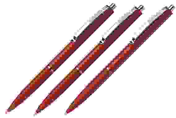 Ручка Schneider "K15" шариковая автоматическая, синяя, корпус красный, 1.0мм