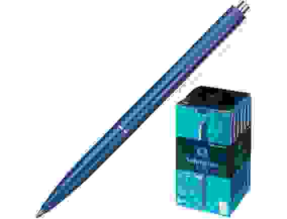 Ручка Schneider "K15" шариковая автоматическая, синяя, корпус синий, 1.0мм, ш/к