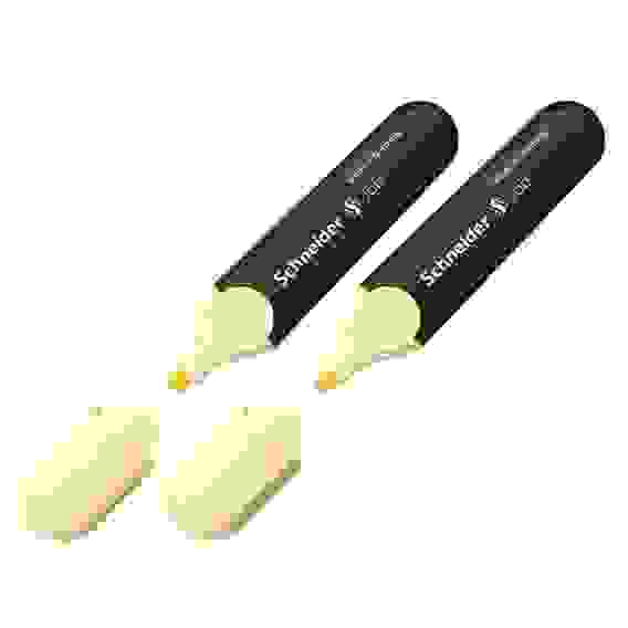 Текстовыделитель Schneider "Job" пастельный ванильный, толщина линии 1-5мм