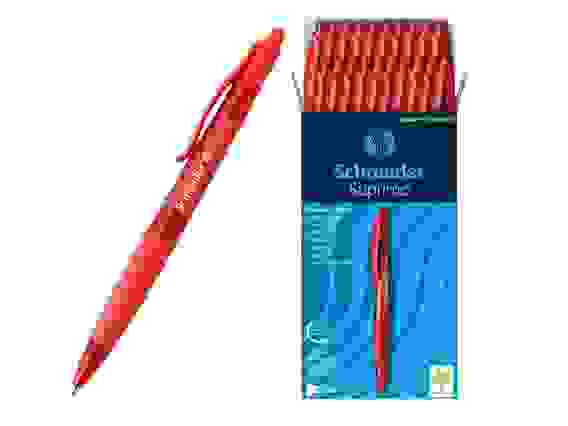 Ручка Schneider "Suprimo" шариковая автоматическая, красная, 1.0мм, грип