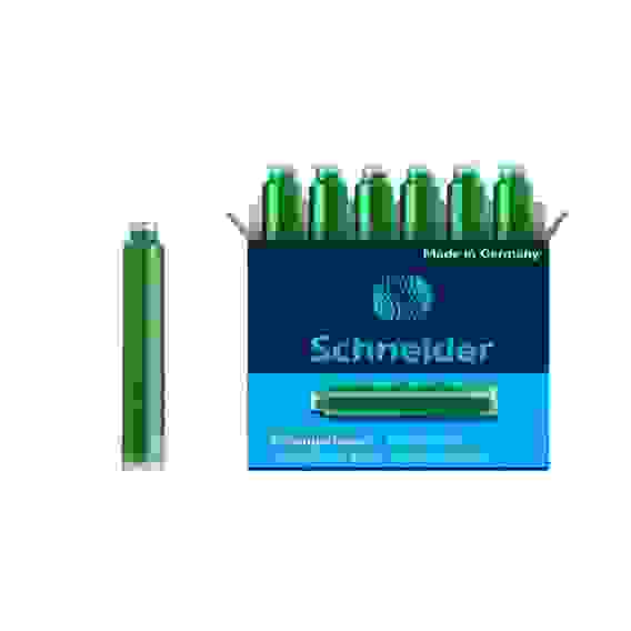 Картриджи чернильные Schneider зеленый, 6шт., картонная коробка