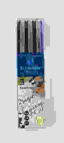 Набор капилярных ручек Schneider "Pictus" 3 штуки, черные 0.3, 0.5, 0.7