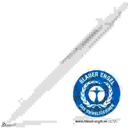 Ручка шариковая автоматическая Schneider "Reco" черная, 1,0мм, корпус белый