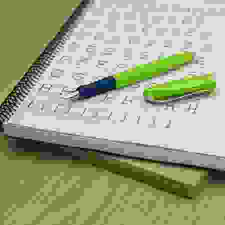 Ручка перьевая Schneider "Wavy A" грип, розовый корпус, европодвес