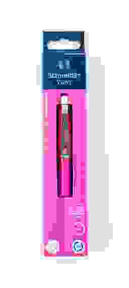 Ручка перьевая Schneider "Wavy A" грип, розовый корпус, европодвес