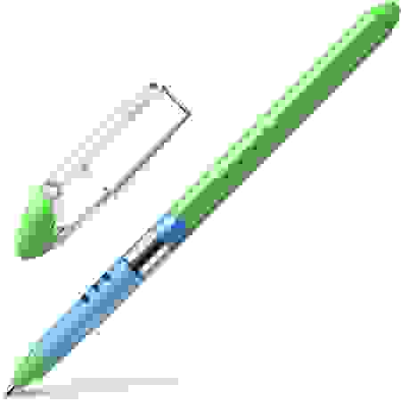 Ручка шариковая Schneider "Slider Basic" светло-зеленая, 1,4мм, грип