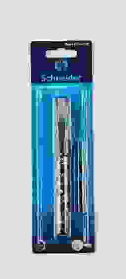 Ручка перьевая Schneider "Sportive" синяя, 2 картриджа, грип, блистер
