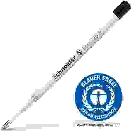 Стержень шариковый объемный Schneider "ECO 725 F" черный, 0,8мм