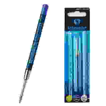 Стержень шариковый объемный Schneider "Slider 755 M" синий, 1,0мм, блистер